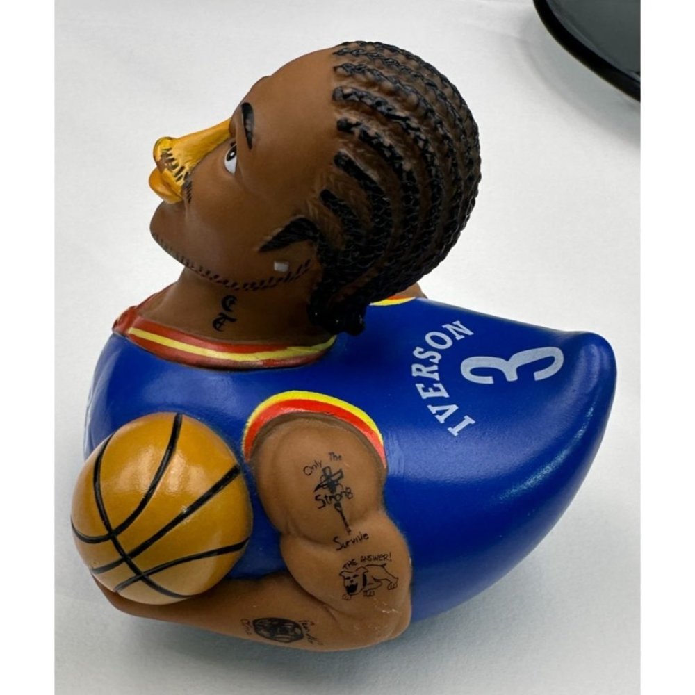 Allen Iverson Rubber Duck Giveaway Dated 2002 Philadelphia 76's